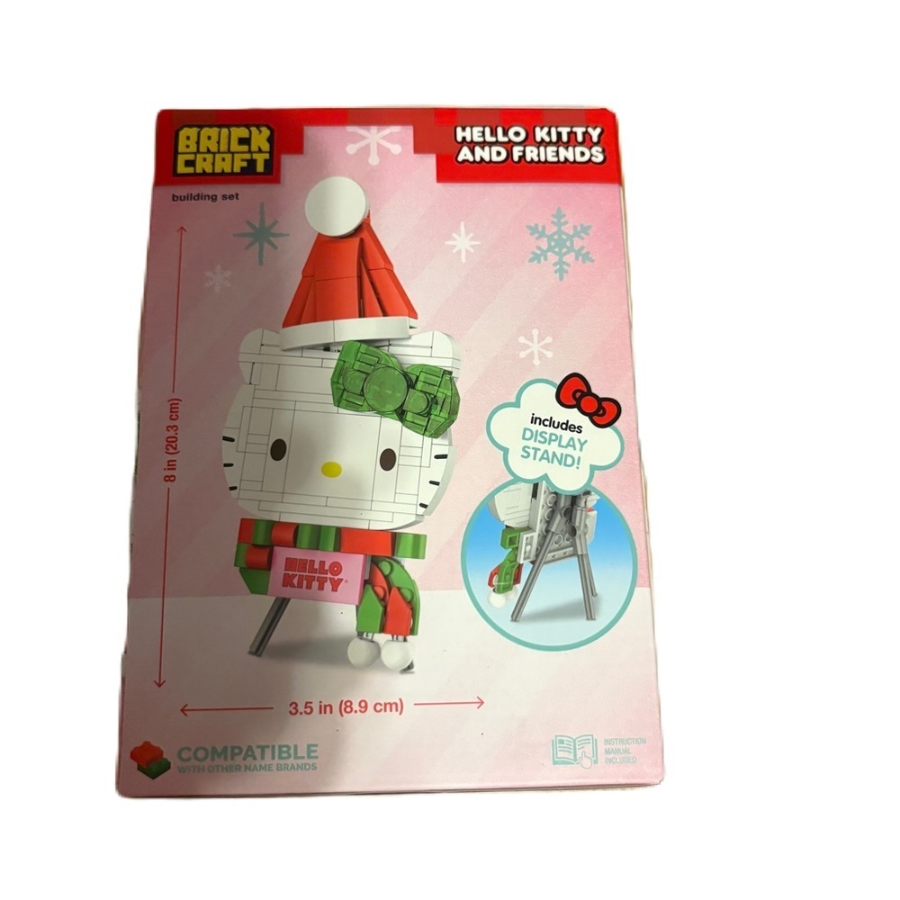 Hello Kitty Brick Craft Building Set NEW Santa Christmas Decoration